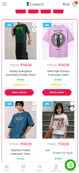 Luxabord Mobile View